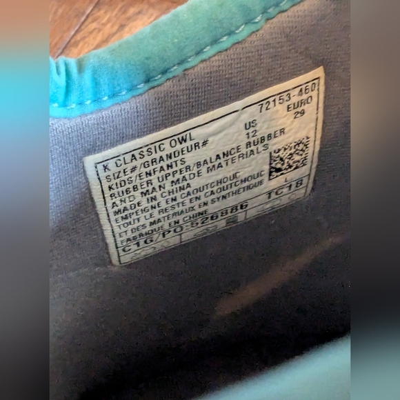 Bogs Classic owl blue waterproof winter boots Kids Size 12 - Picture 8 of 9